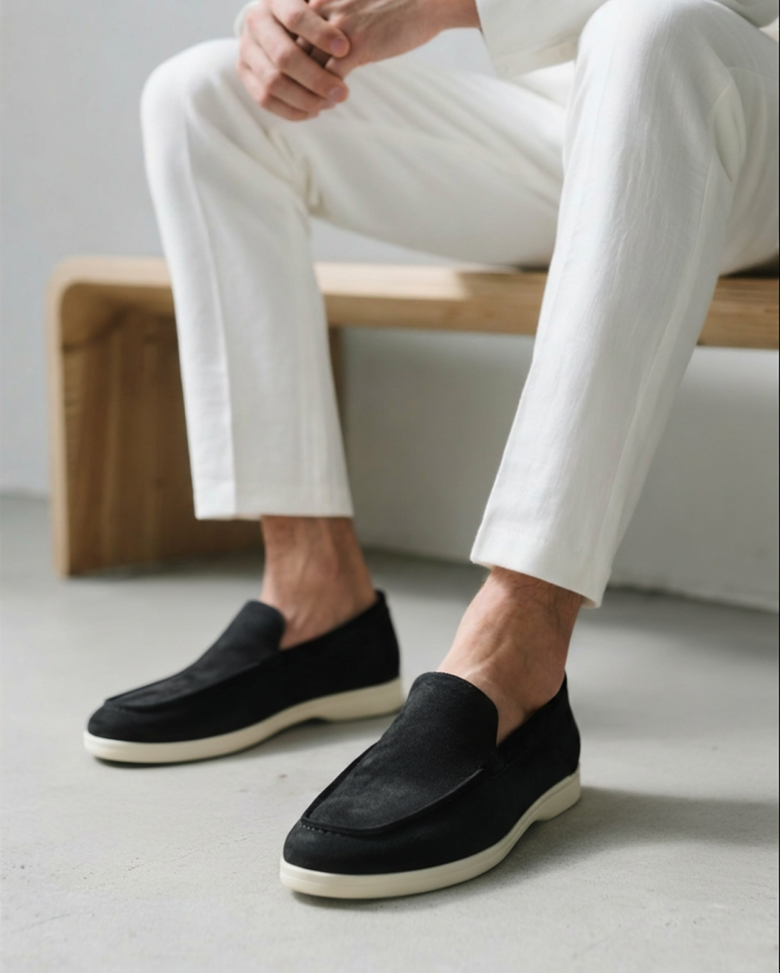 Old Money Suede Loafers
